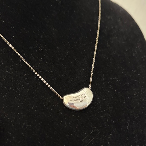 Tiffany & Co. Perretti Silver Large Bean Pendant Necklace